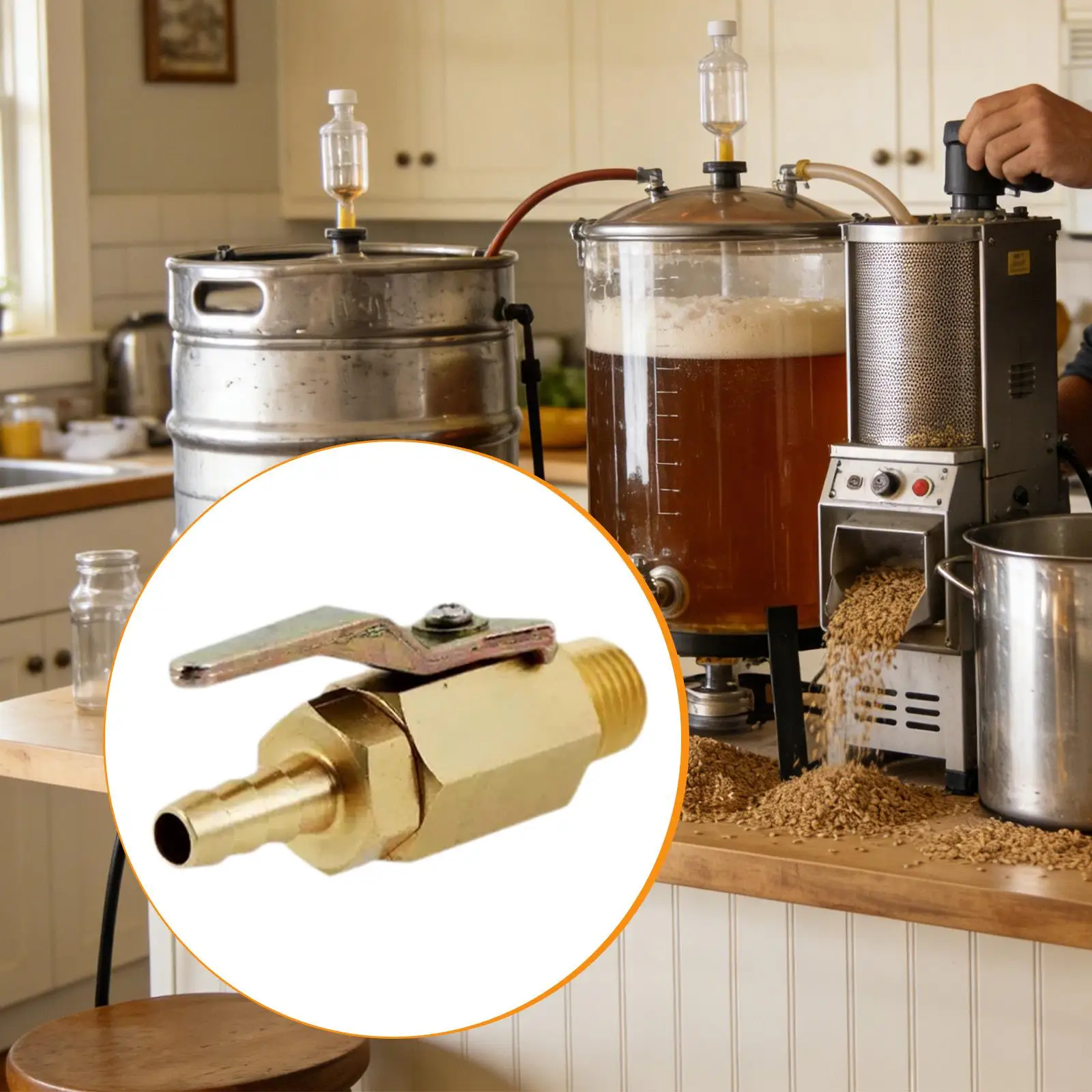 1 Pc Brass Shut Off…