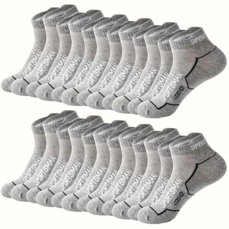 10/12 Pairs Hochwertige Gestrickte Anti Geruch Männer Sport Socken Sommer Schweiß Absorbieren Mesh Atmungsaktive Paar Laufen Casual Socken – Detail 15