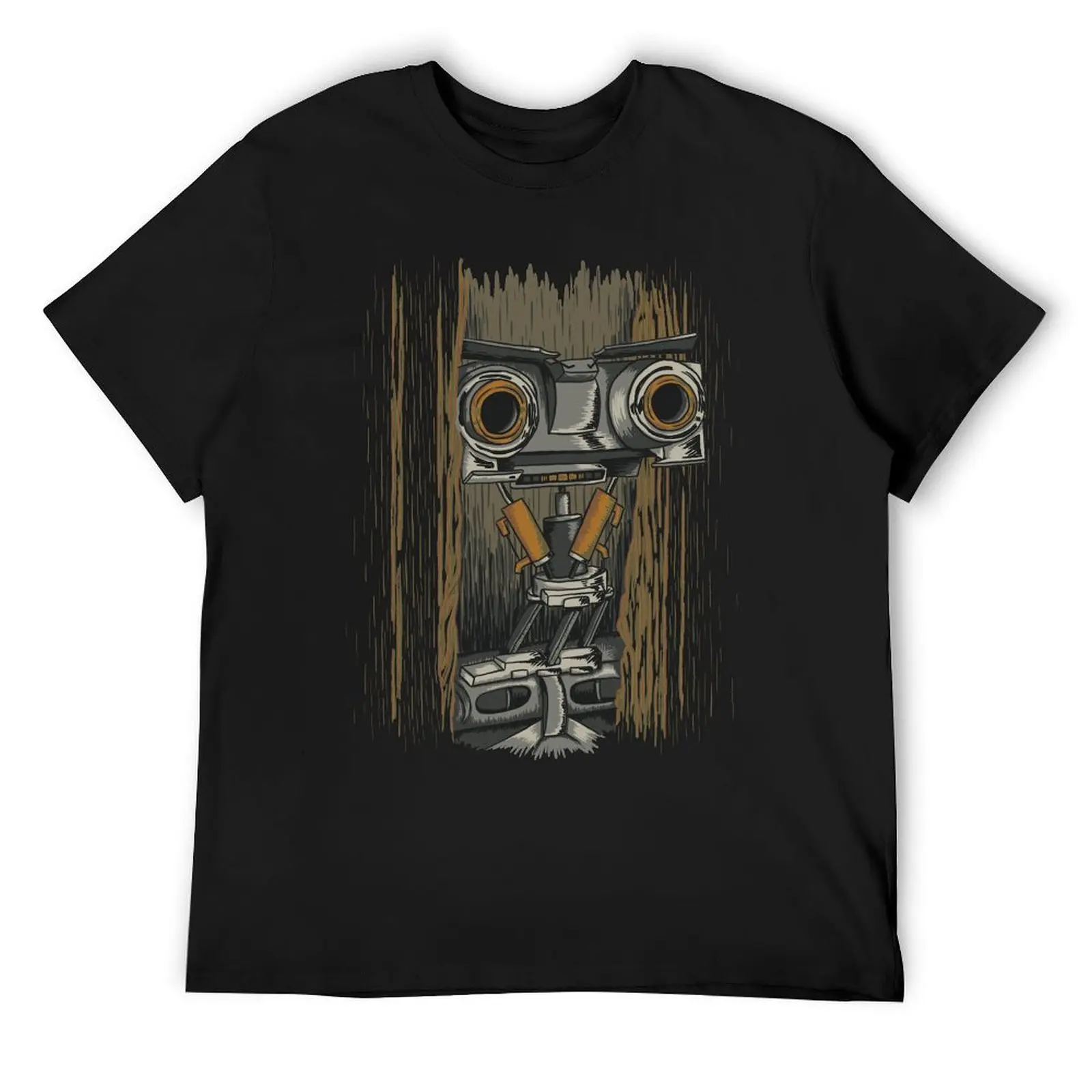 Here's Johnny 5 T-Shirt anime t shirts shirts graphic Men's t-shirts