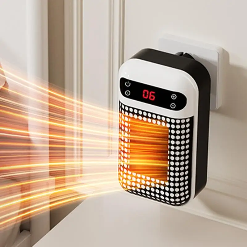 Wall Space Heater Portable Wall Outlet Electric Heater Energy-Saving Radiant Space Warmer Wall Outlet Electric Heater With