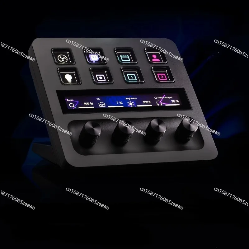 Stream Deck Audio Mixer Production Console and Studio Controller for Content Creators Streaming Gaming