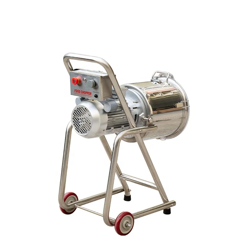 Stainless steel electric multi-function vegetable pulp processor for cutting pulp and shredding