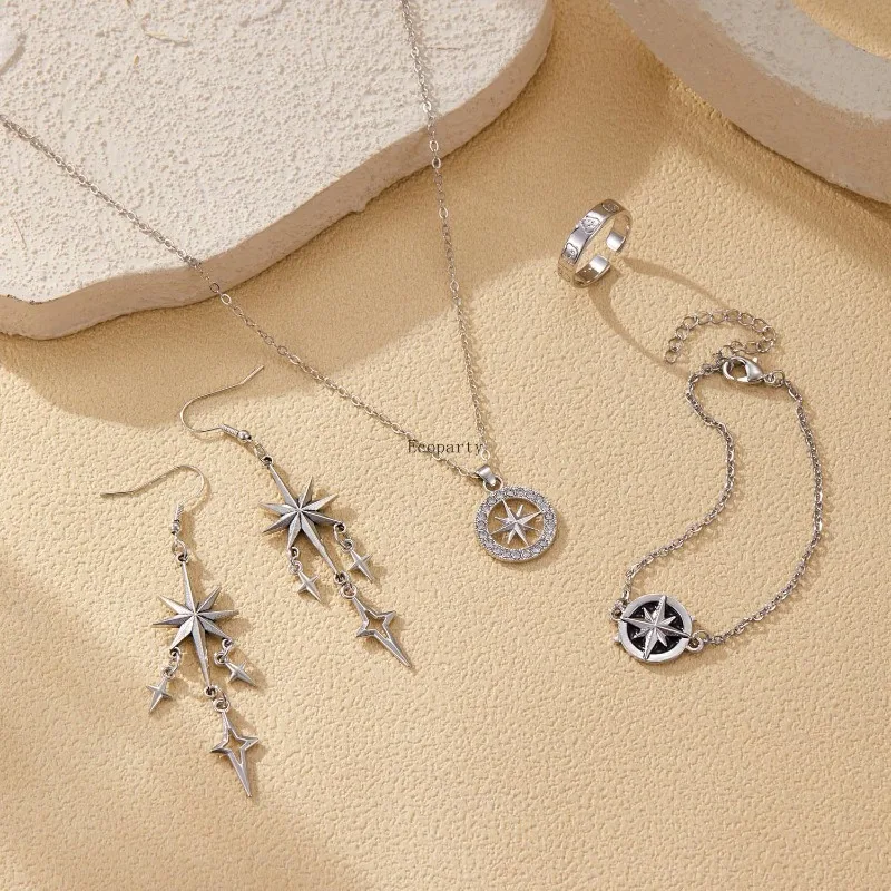 مجموعة قلادة الضالة SKZ مستوحاة من خواتم سوار Merch أقراط المشجعين الضالة للنساء إكسسوارات البوب للفتيات disfraz للهالوين