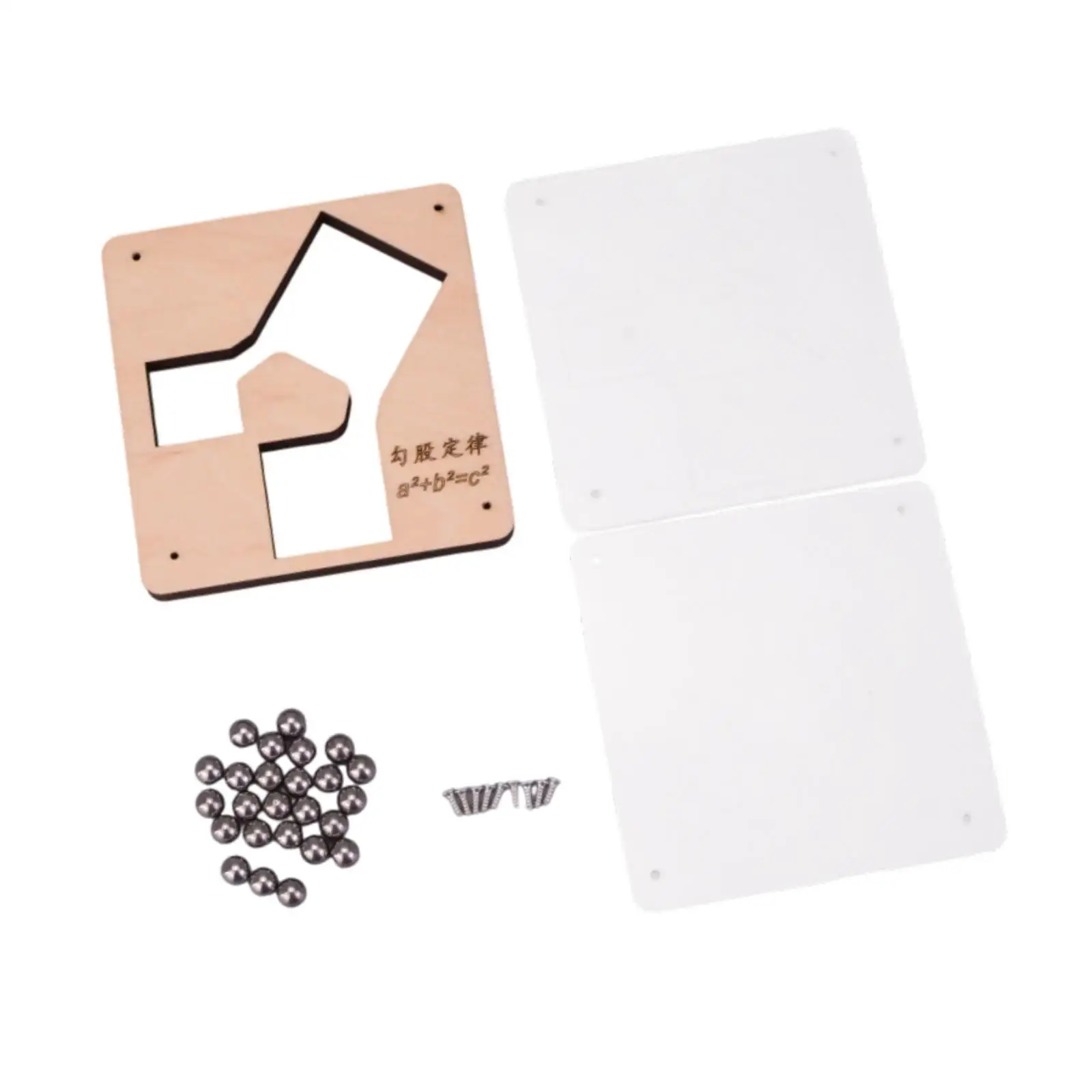 

Модель Пифагоровы теоремы: технологичная, прочная игрушка для изучения математики, научный инструмент для школьников и детей младших классов.