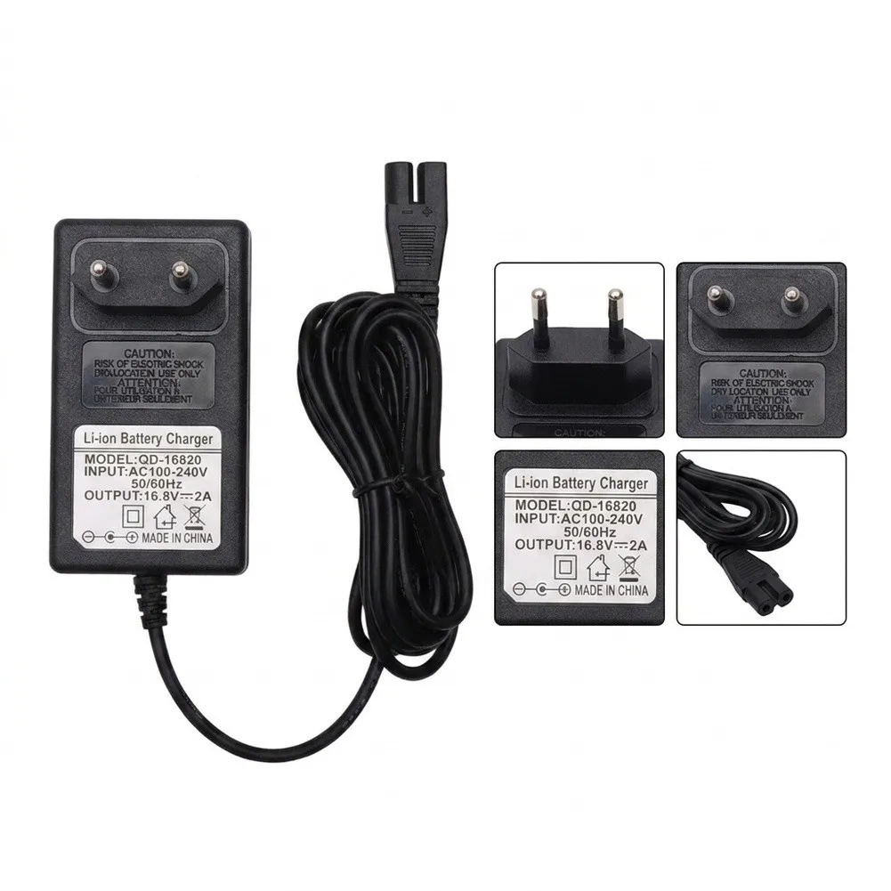 Charger Adapter Designed for Aiper For Scuba S1 E1 Cordless Pool Cleaner 16.8V 2A Output with Flame Retardant Enclosure