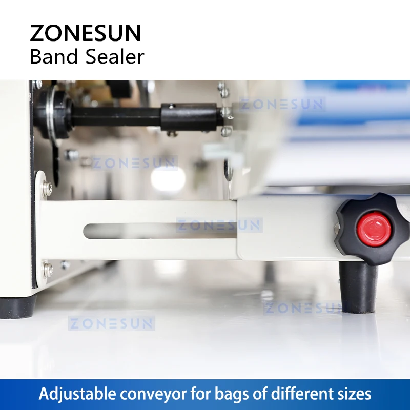 ZONESUN Automatic Bag Sealing Machine with Expiration Date Coder for Plastic Aluminum Foil Bag Food Packaging Machine ZS-FR1800P