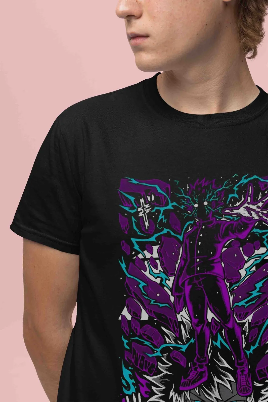 Mob Psycho 100 Shirt Shigeo Kageyama Tshirt Reigen T-Shirt Ritsu Teru Anime Tee