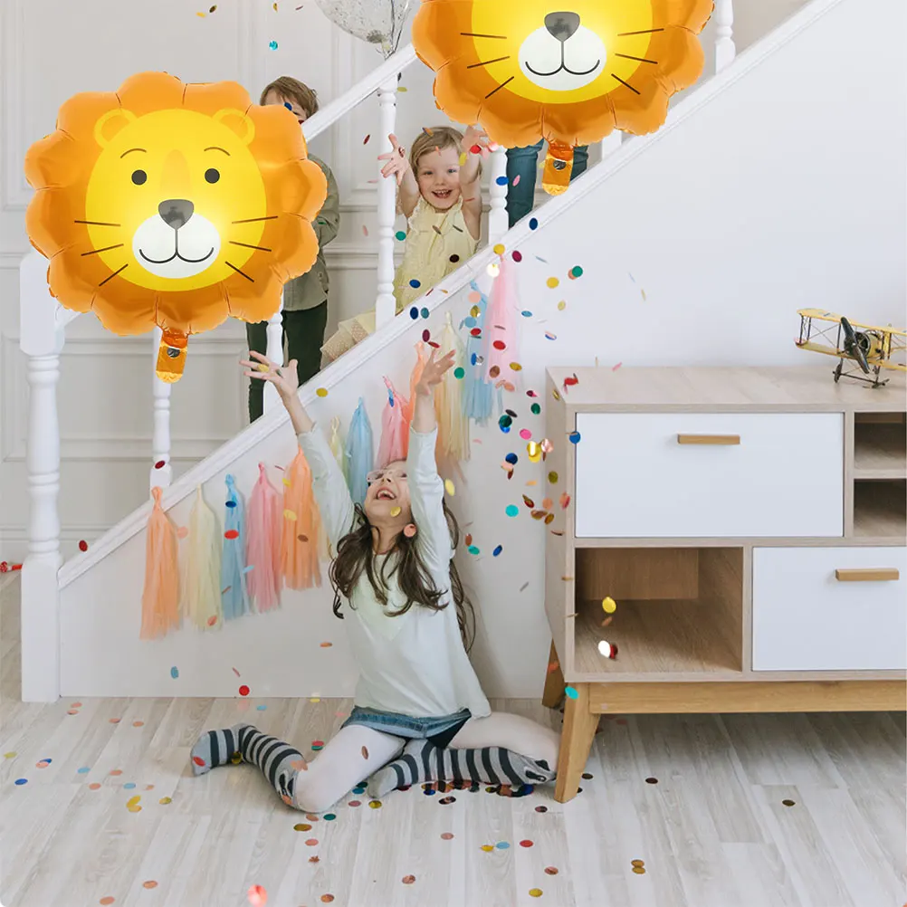 

10pcs Balloons Foil Decorative Party Supplies Inflatable Cartoon Balloon Decorations For Birthday Event Aluminum