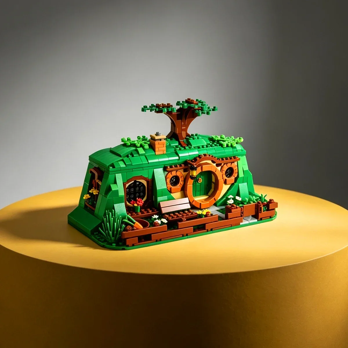 Decor Home Display MOC-Hobbits Designer Desktop Dwarf Cabin Building Block The Shire Lords Toy Model Collection Idea Gifts