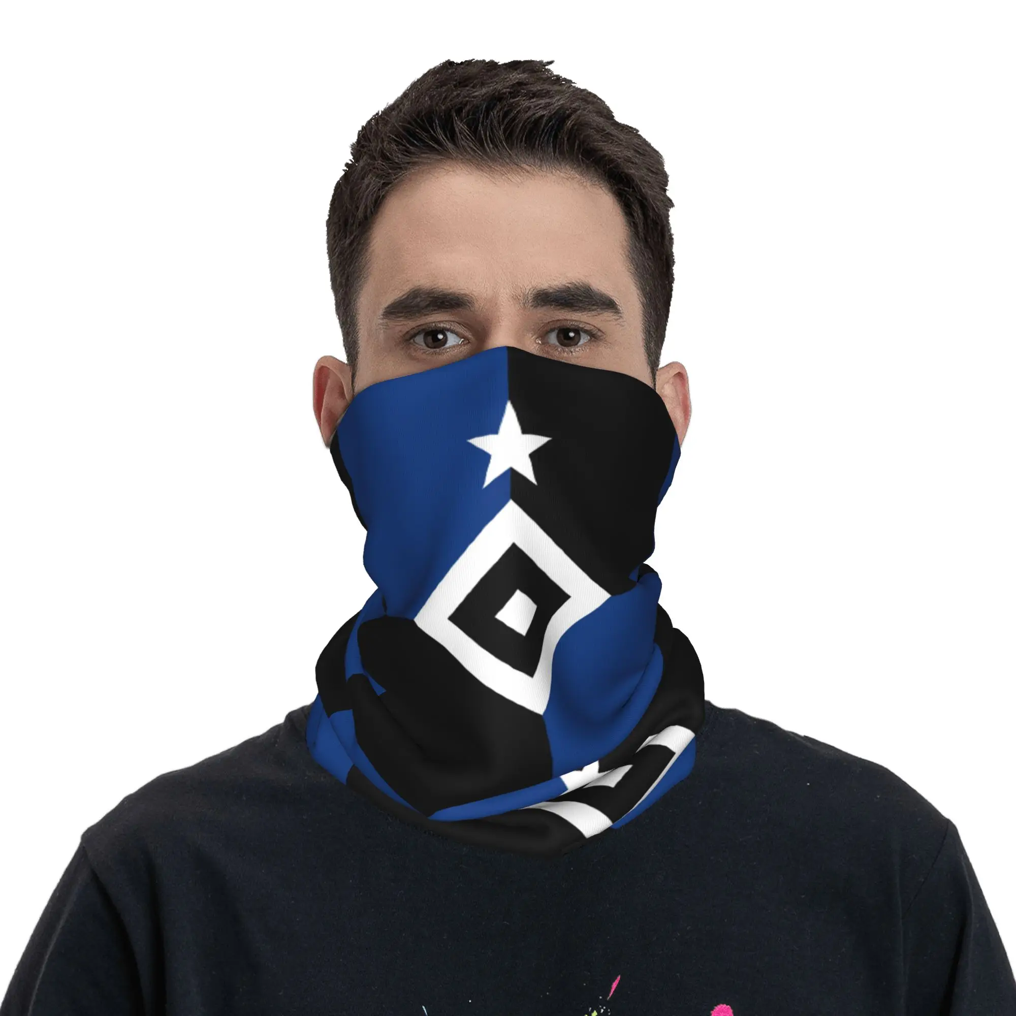 HSV Hamburger Sportverein Bandana Neck Cover Printed Football Club Mask Scarf Warm Face Mask Fishing for Men Women Breathable