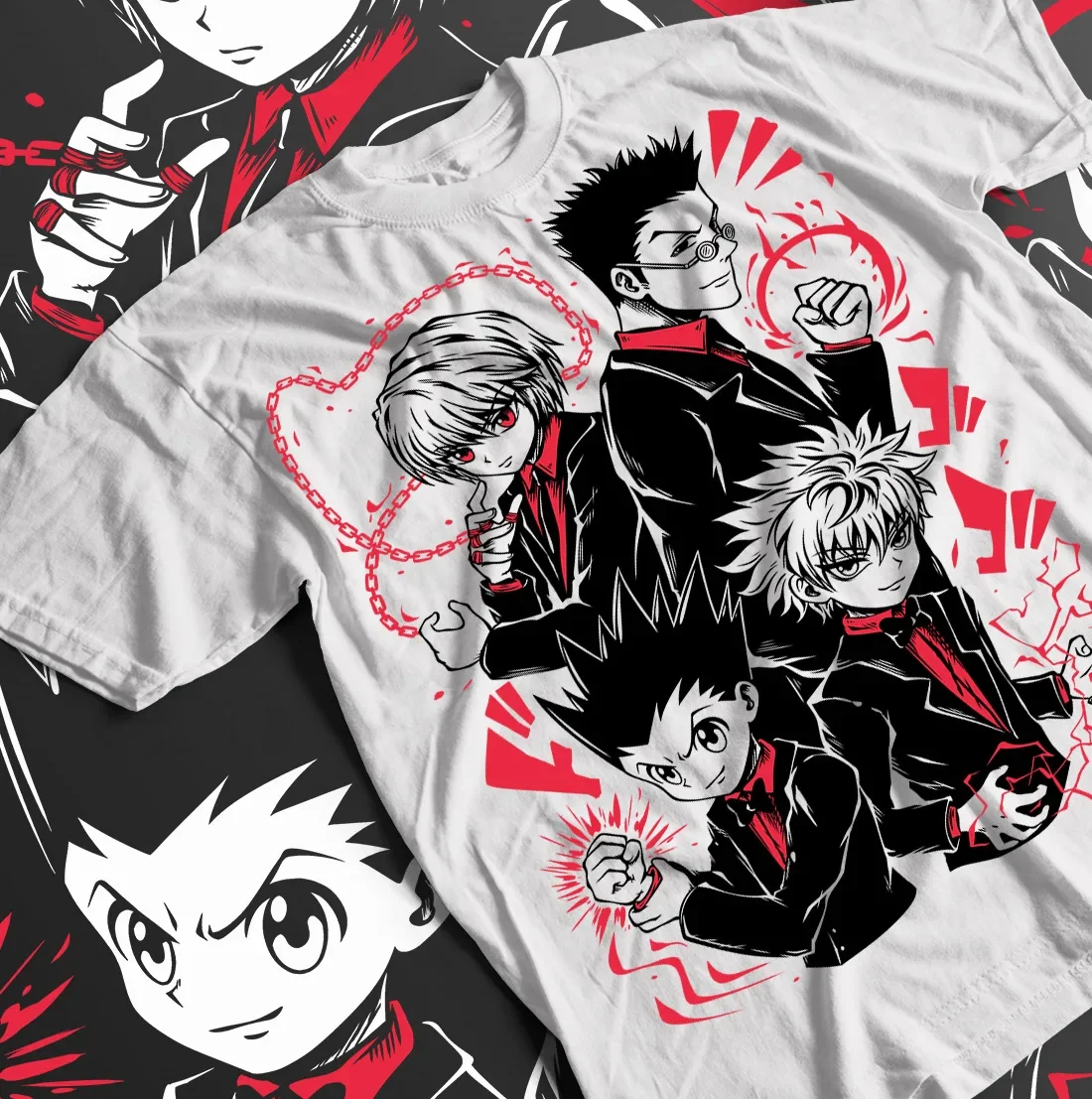 

Hunter X Hunter T-Shirt Gon Killua Anime Manga Unisex Tshirt T-Shirt All Size