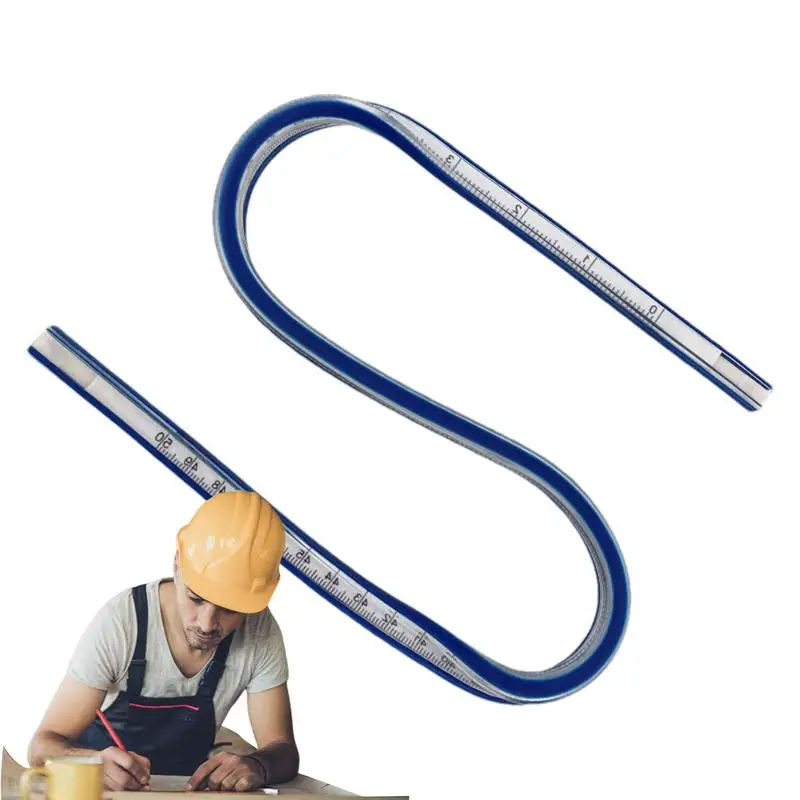 Гибкая линейка для шитья, многофункциональная Строительная рулетка в форме змеи, архитектурная