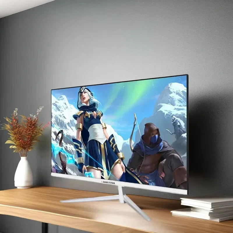 New 32-Inch Frameless 75Hz VA Panel LED Monitor PC Desktop Use LCD VGA Input Portable Light Business Series Gaming
