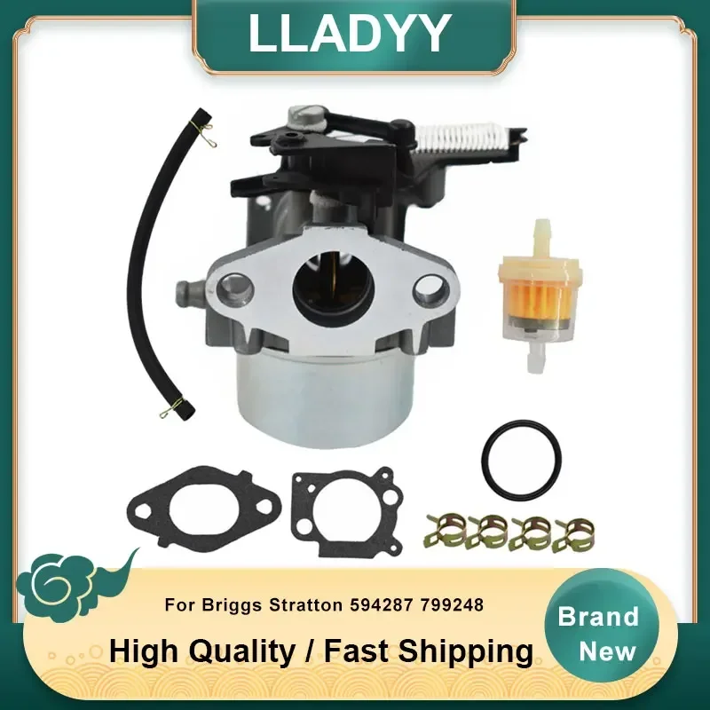 

Carburetor Kit For Briggs Stratton 594287 799248 Fuel Filter Gaskets Quality