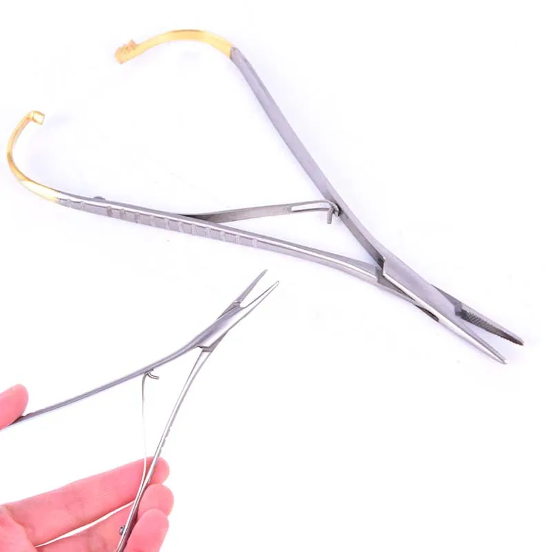 

1PCS High Quality Dental Mathieu Needle Holder Pliers Stainless Steel 14cm Orthodontic Tweezer