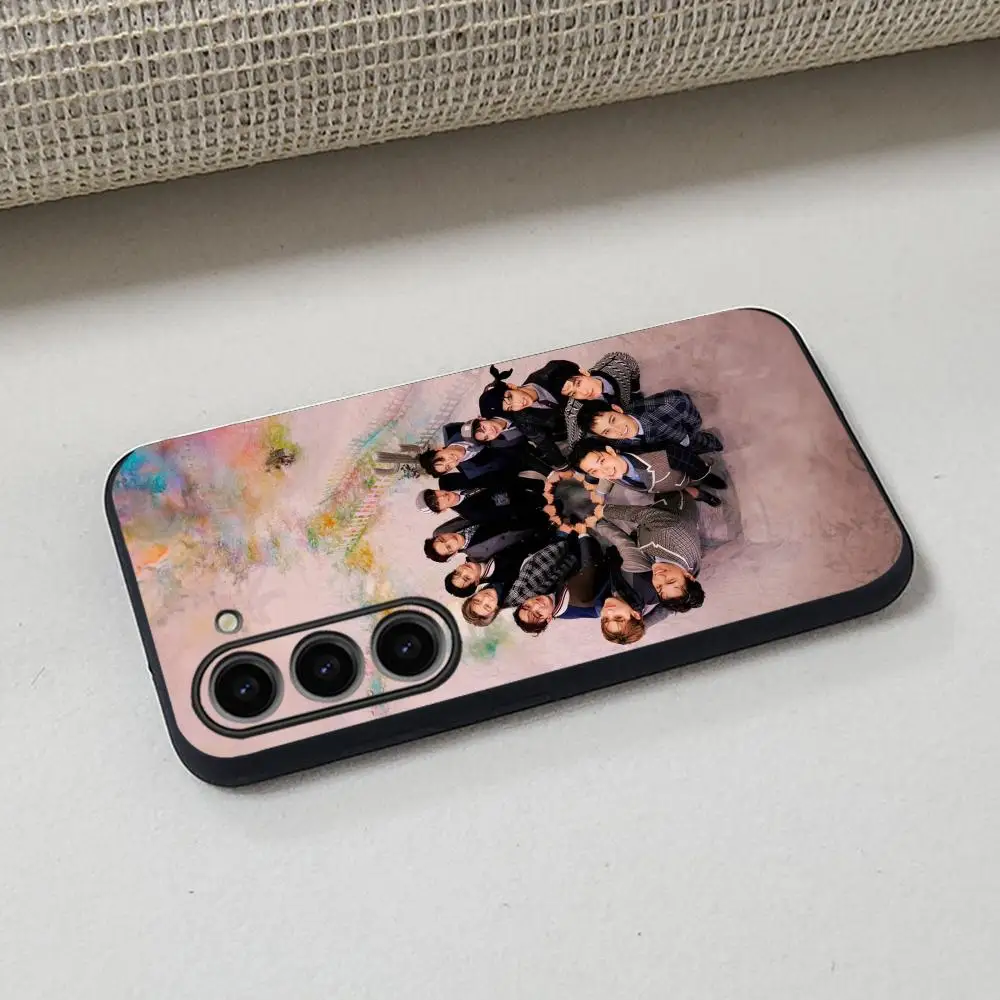SEVEN cool man pattern design TEEN  Phone Case For Samsung Galaxy S26 S25 S24 S23 S22 S21 Plus Ultra Note20 Soft Black