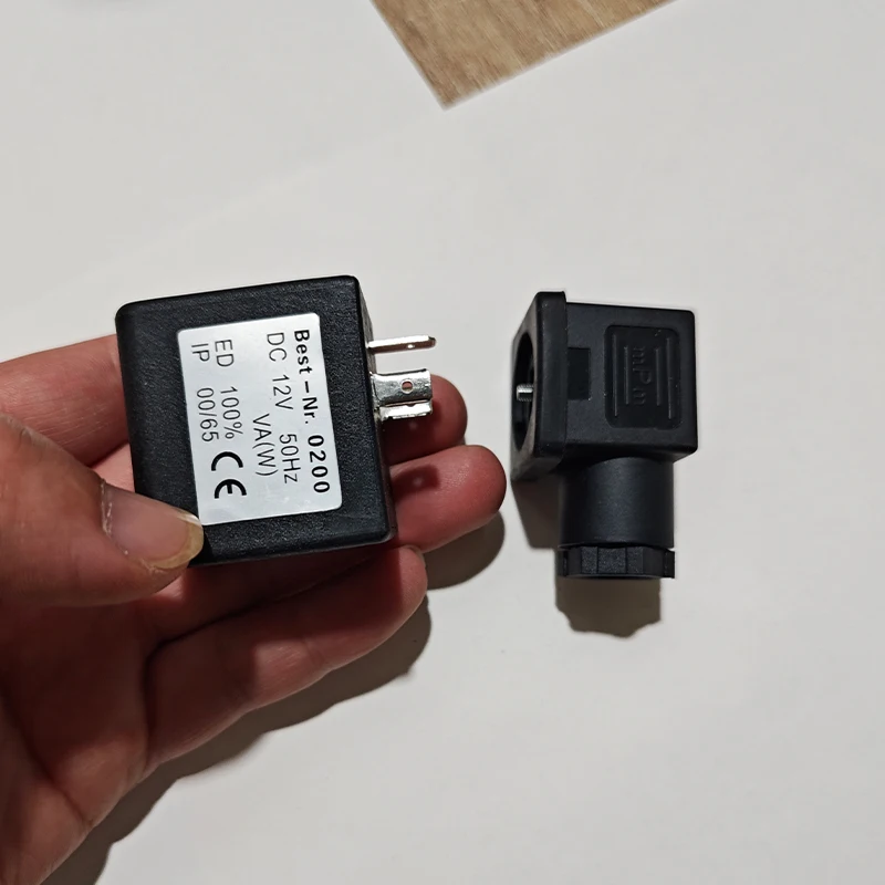 Detalle 4 de Electroválvula Solenoid Valve Coil High-Quality Solenoid Valve Copper Coil 12VDC 24VDC AC220V Inner Diameter 13mm Height 41mm Best-Nr.0200 Neumática