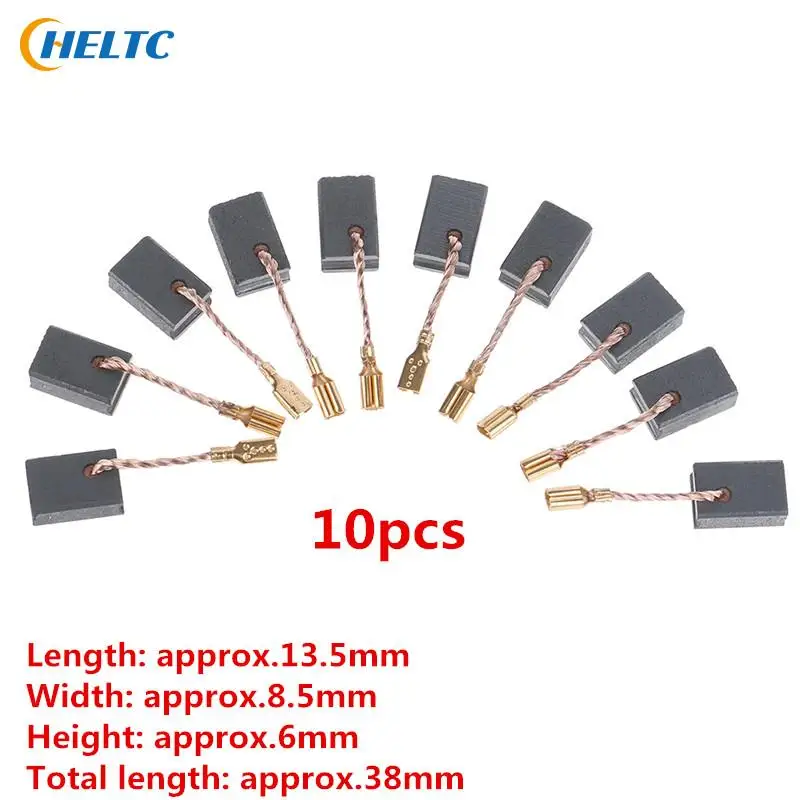 1-20PC Drill Electric Grinder Replacement  Power Tool Carbon Brush Graphite Copper Spare Parts For Electric Motor Graphite Brush