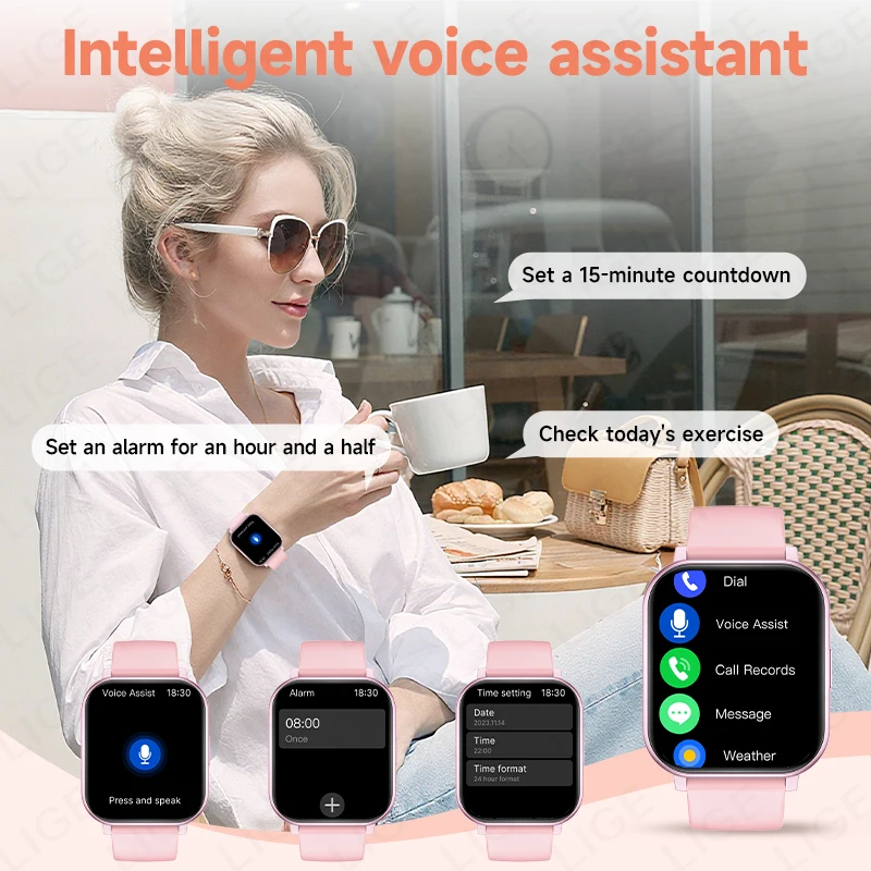 LIGE Smartwatch Uomo Donna Oro - Smartwatch Watches Birthday Gift For Men recensione e prezzo