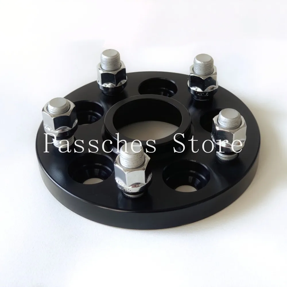 2pcs ET Widen Wheel Adapters PCD 5x114.3 CB 66.1mm Lug Studs M12x1.25/M12x1.5 Thick 15/20/25/30/35/40/45/50mm