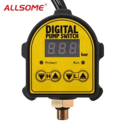 ALLSOME Automatic Digital Pressure Controller ON OFF Switch 220V For Water Ail Gas Pump HT2024