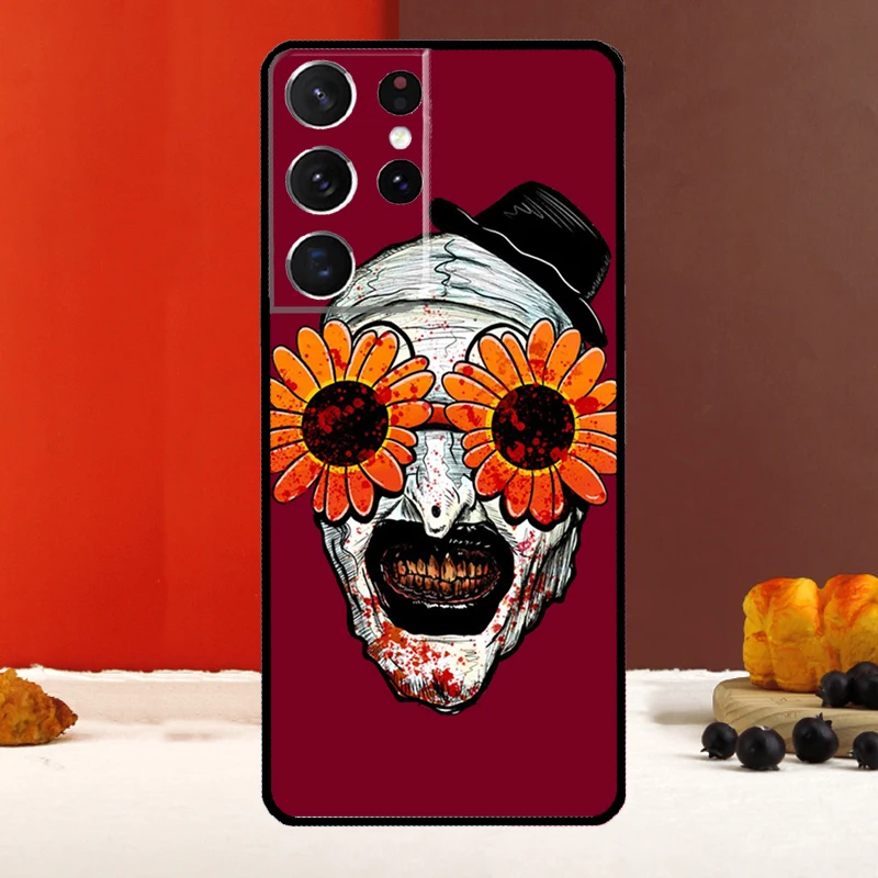 Horror Movie Terrifier Case For Samsung Galaxy S23 S20 FE S21 FE S22 Ultra S8 S9 S10 Plus Note 10 Note 20 Ultra Cover