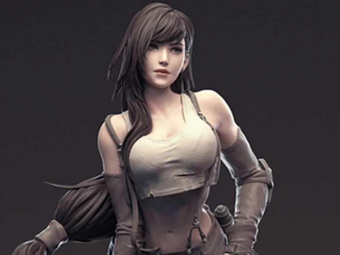 Garage Kit 1/6 Di Fa Tifa FF7 Resin Figure Kit