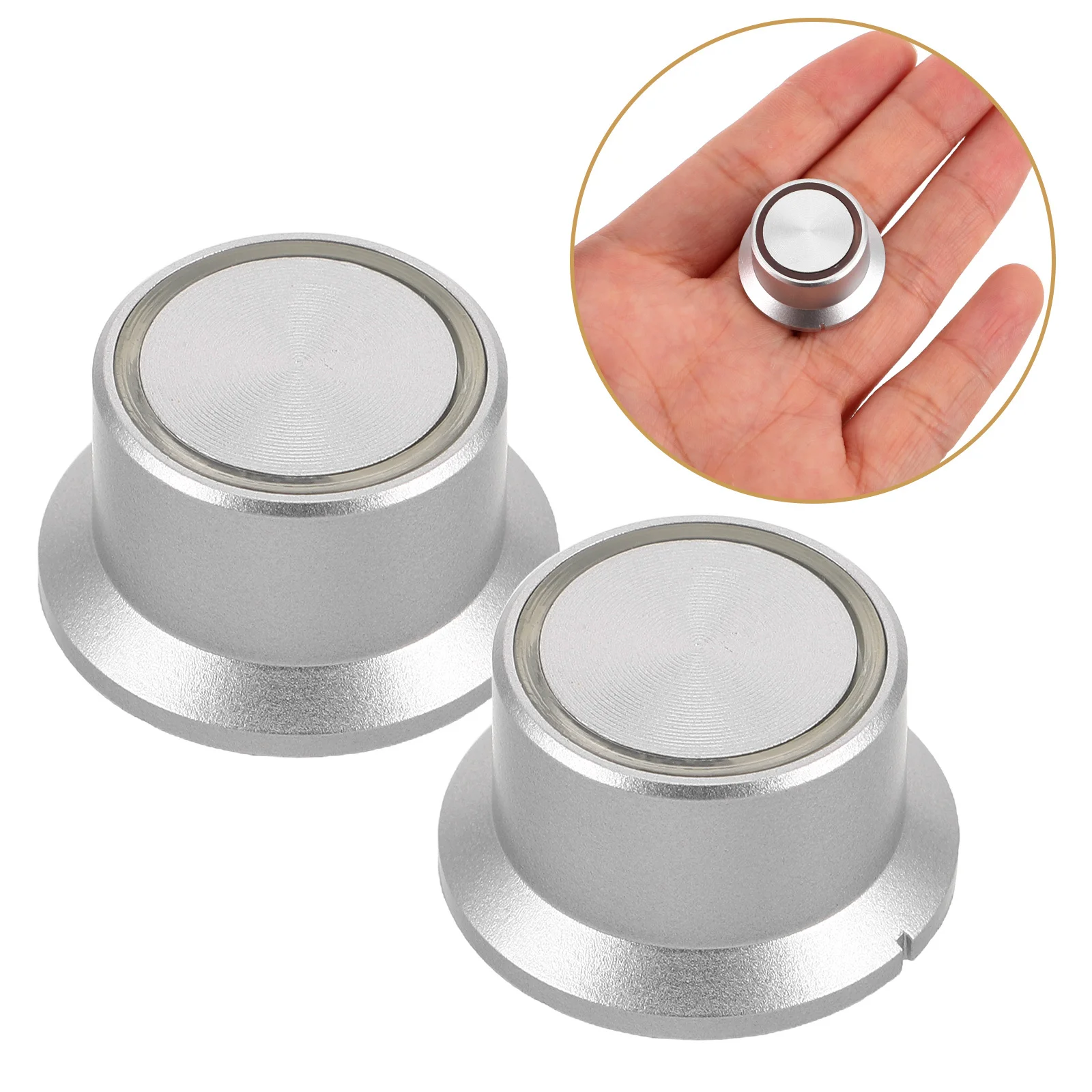 

4Pcs Elegant Translucent Rotary Potentiometer Knobs for Precise Volume Adjustment in Speakers Home Theaters Bass Control Knob