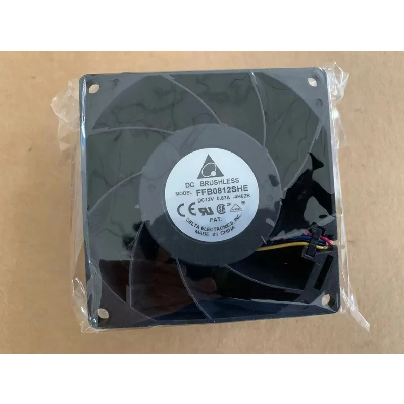 1PC  DC12V 0.87A Server Cooling Fans Server Square Electronics FFB0812SHE 80mm