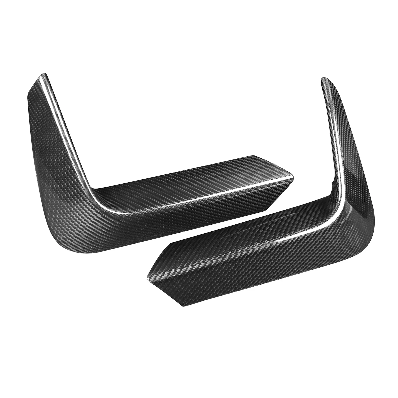 

FOR 15-2020 BMW F80 M3 F82 F83 M4 CARBON FIBER REAR BUMPER CORNER VALANCE COVERS