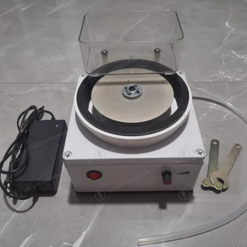 125mm Electric Diamond Grinder Water Cooled Lapidary Sharpener Portable Flat Grinding Tool