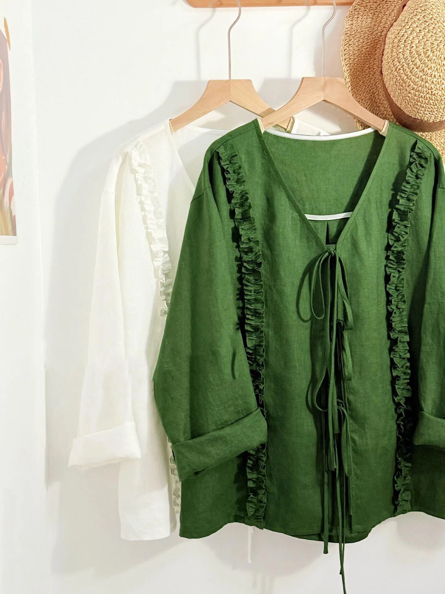 

Нежный кружевной топ Sweet Sle, весна 2026, новый дизайн, элегантность и женственность, для офиса, длинный рукав, V-образный вырез