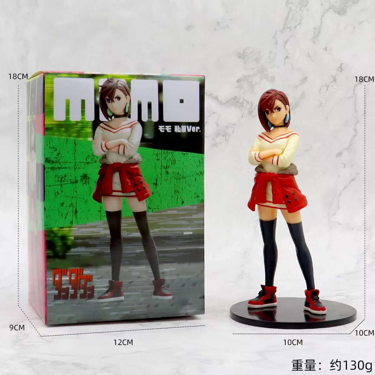 

3pc Set Collect Anime Figures, Ayase Momo PVC Model Doll 18cm, Tosy for Kids Girl, Character Standing Scene Model, DAN DA DAN