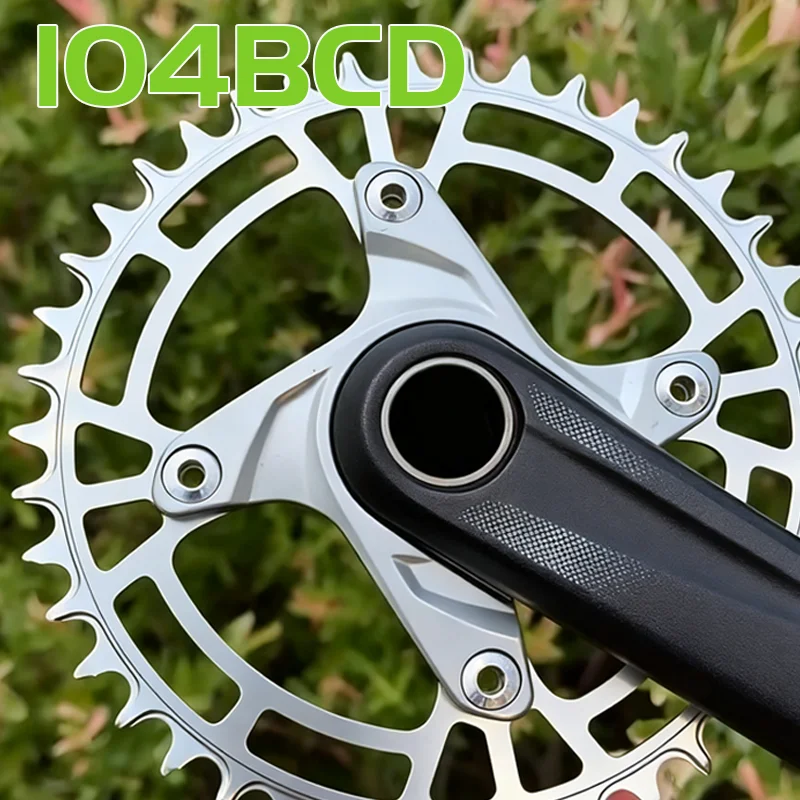 

4 Bolt 104bcd Chainring 104 Bcd Narrow Wide Single Bike Crown 32t 34 36t 38t Teeth Mtb Bicycle Front Sprocket For Sram Axs 12s