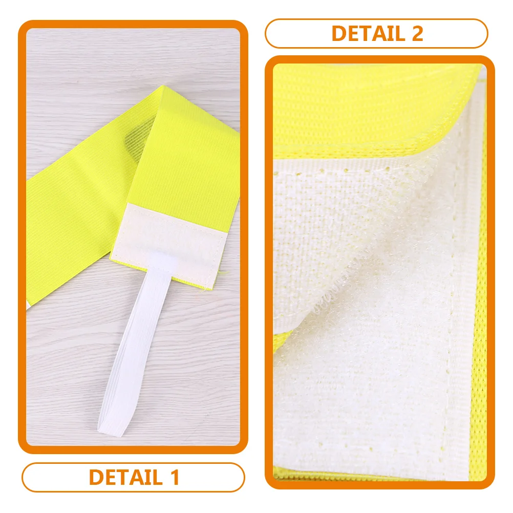 

2pcs Captain Armband Bright Color Adjustable Comfortable Sports Soccer Football Basketball Team Accessories Youth Portable