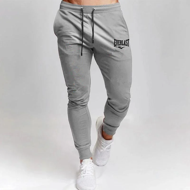 New Printed Pants Autumn EVERLAST Men/Women Running Pants Joggers Sweatpant Sport Casual Trousers Fitness Gym Breathable Pant