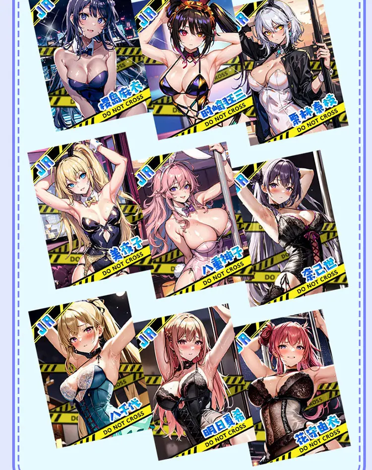 New Goddess Story Girls Carnival JR YG Collection Cards Booster Box Anime Swimsuit Bikini Feast Doujin Toys And Hobbies Gift