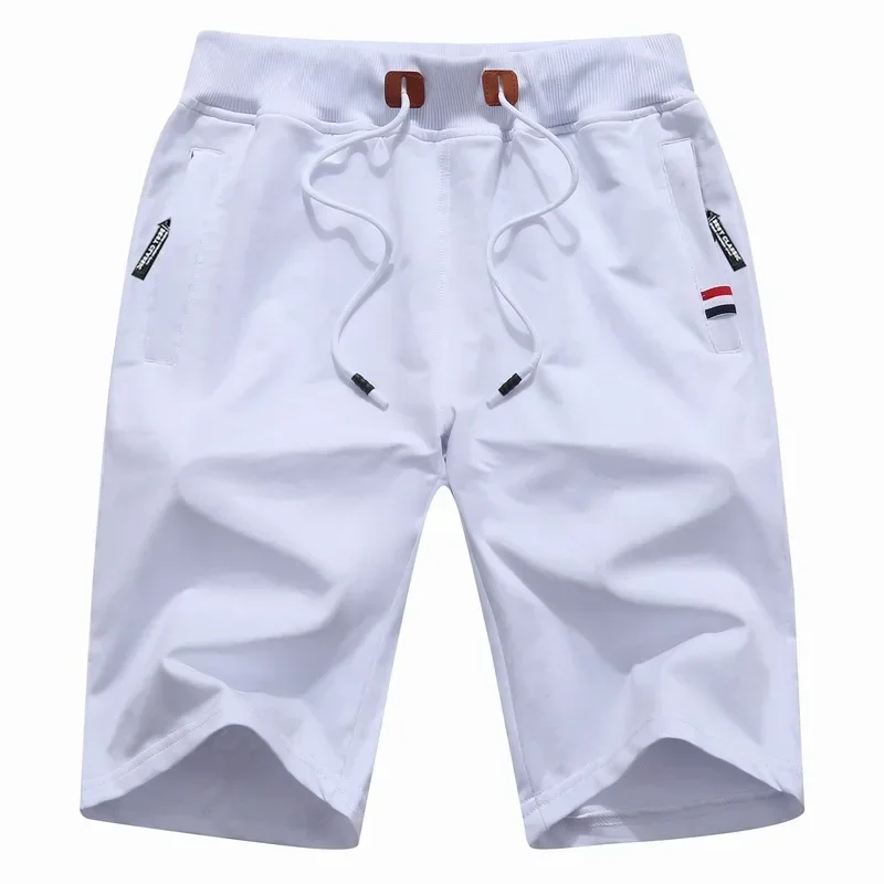 Elastic Waist Boardshorts Male Casual Cotton Gym Short Pants 5XL 4XL Men's Sweat Plus Size 2024 New Solid Short Sports Men's