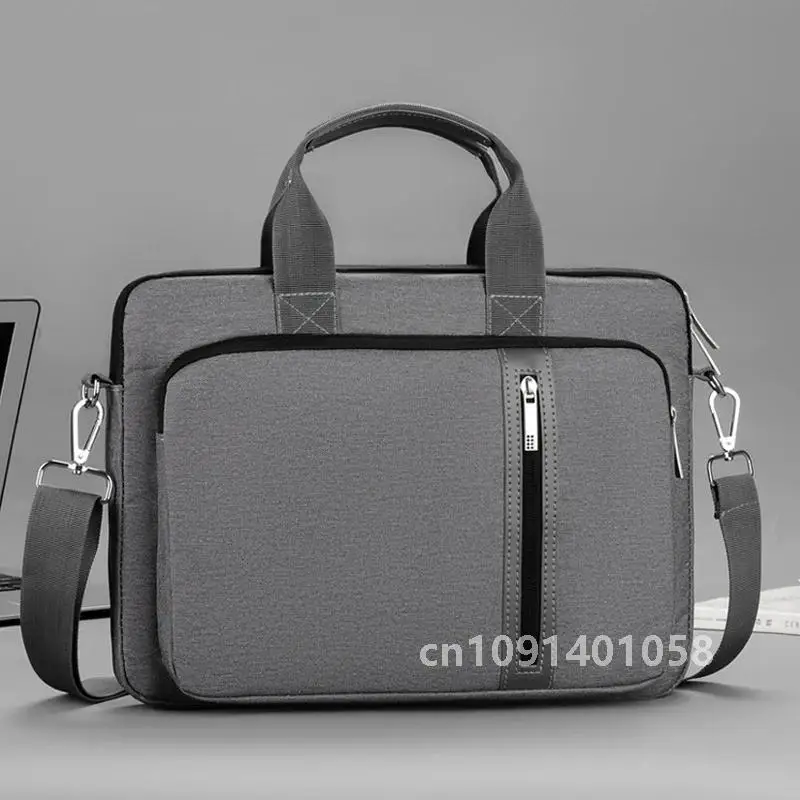 Laptop Bag For Macbook Air Pro 13 16 Redmi Lenovo 13.3 14 15.6 17.3 Inch Case Portable Shockproof Shoulder Bag Handbag Briefcase