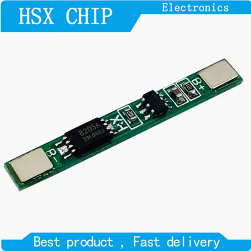 5/10PCS 1S 3.7V 3A Lithium Li-ion BMS PCM Battery Protection Board PCM For 18650 Battery Packs