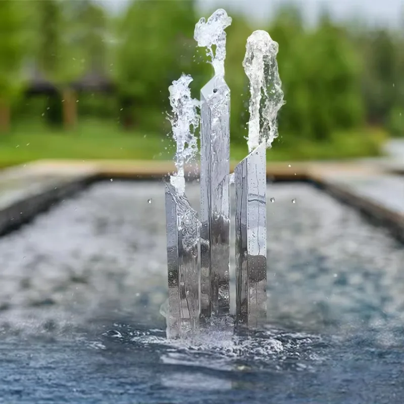 

Deposit Price Modern Style Stainless Steel Pond Waterfall Pool Outdoor Garden Fountain
