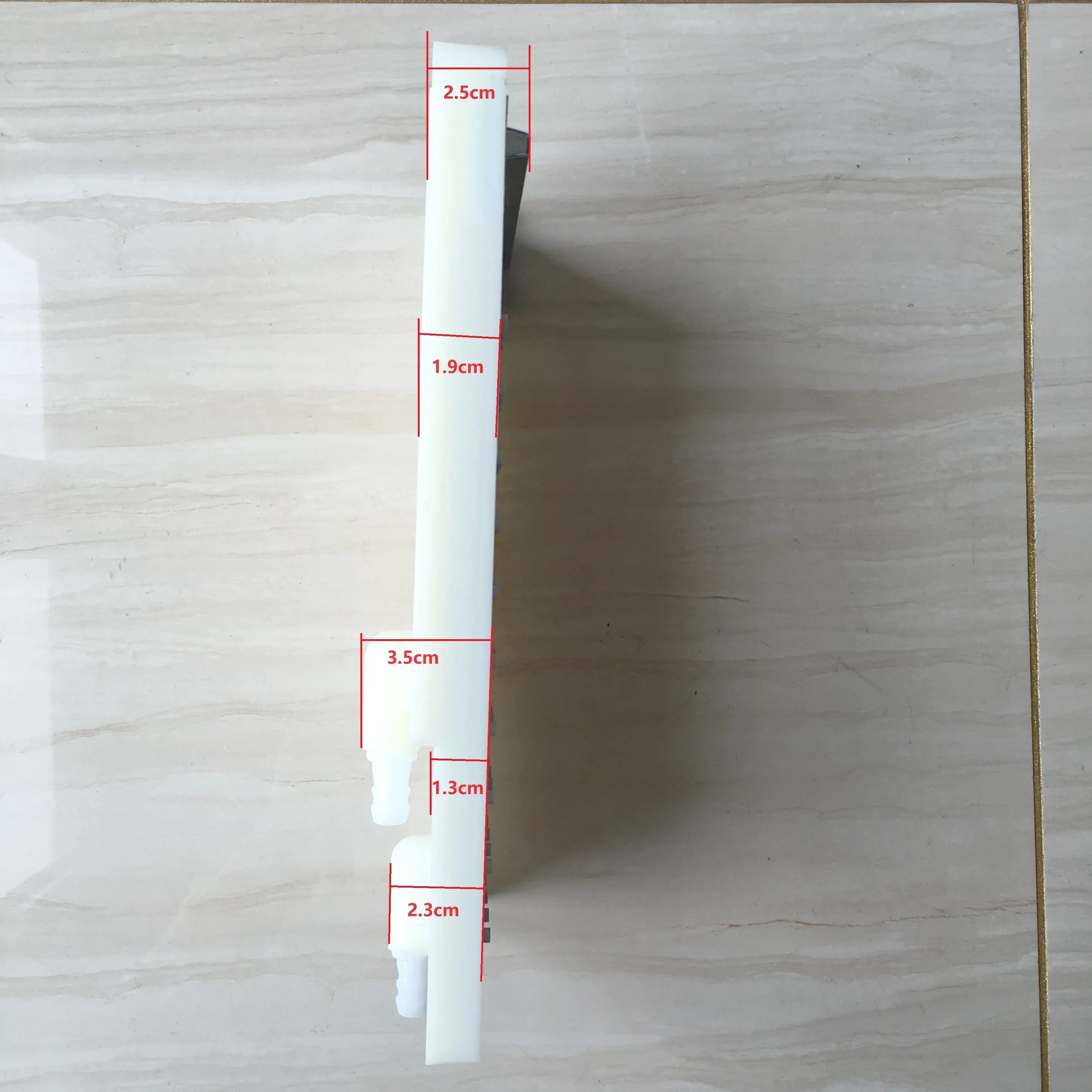 ABS 24,3X13,7 см, прямоугольный интерфейс для интубации душа, насадка для душа 5*10 отверстий, верхний спрей, водопад, аксессуары для насадки для душа