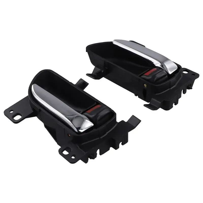 Door Interior Handle Set Chrome For Subaru 2015–2021 WRX BRZ Impreza Forester 61051FJ023VH 61051-FJ022VH 61051FJ021
