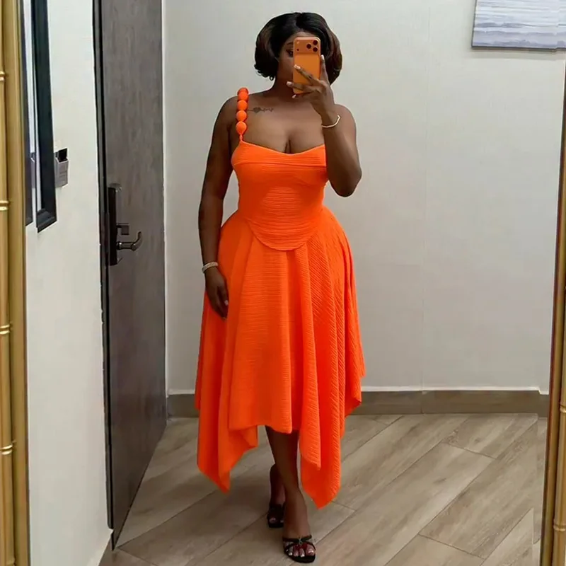 

Women's Sweet Fresh Solid Color Strapless Tank Top High-Waisted Skirt Two-Piece Set Spring/Summer 2026