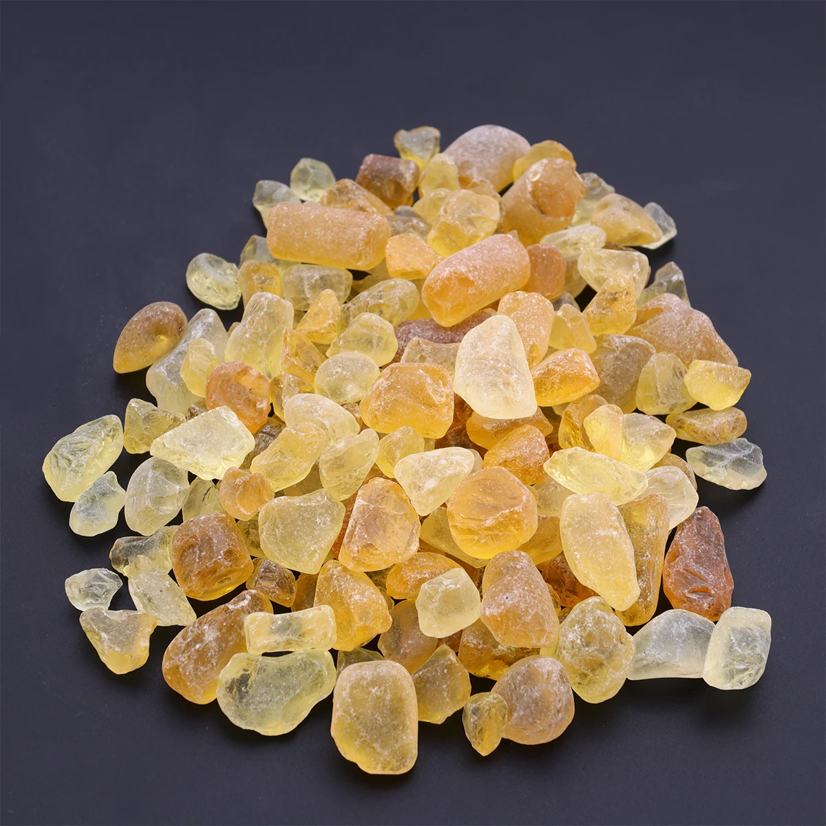 

1Pack Fish Tank Decoration Natural Crystal Stones Amber Irregular Shape Polished Pebbles Flowerpot Gravel Aquarium Tumbled