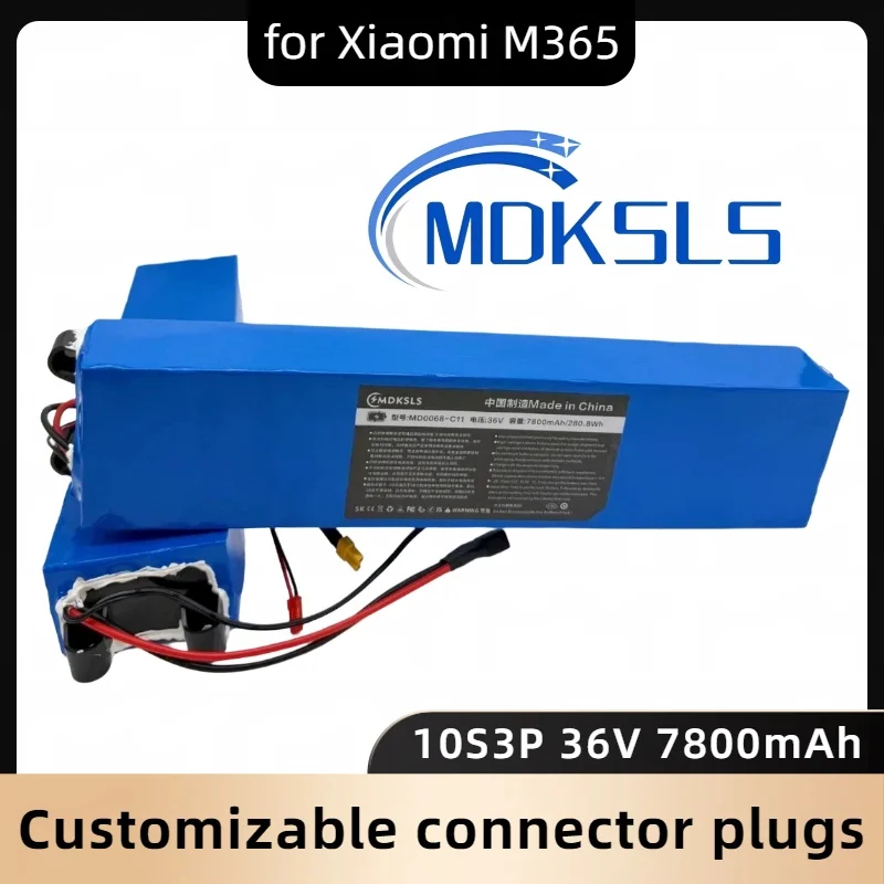 10S3P 36V Battery 7800mAh Suitable For Xiaomi M365/M365pro New Electric Scooter Battery 18650 Lithium-ion Battery Pack with BMS
