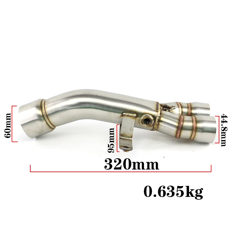 For Honda CBR 1000RR 2017 2018 2019 CBR1000RR CBR 1000 RR 17 18 19 Motorcycle Exhaust Muffler  Mid Link Pipe