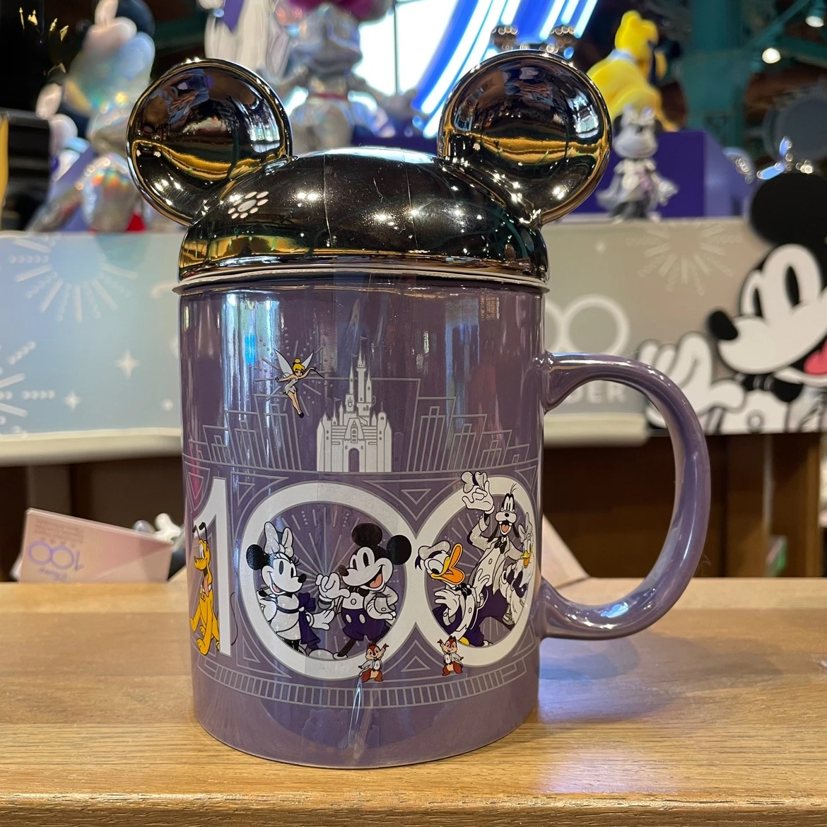 

Shanghai Disneyland Disney cartoon Mickey Mouse Minnie Mouse Ceramic Cup Drinking Cup