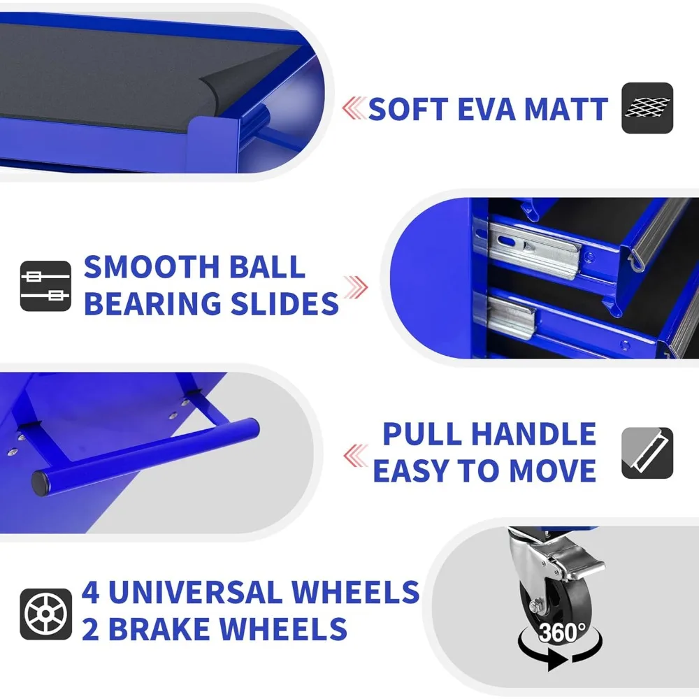 Deep Organizer with 50 lb Weight Capacity for Portable Storage - 15.2 in x 19.7 in x 7 in Large Capacity Organizer