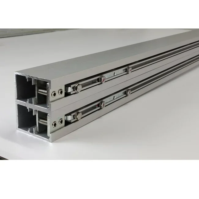 Pintu Otomatis Levitasi Magnetik Cerdas Pembukaan Tunggal Jalur Tunggal Kelas Atas untuk Kaca Peredupan Pintu Geser Balkon Dapur